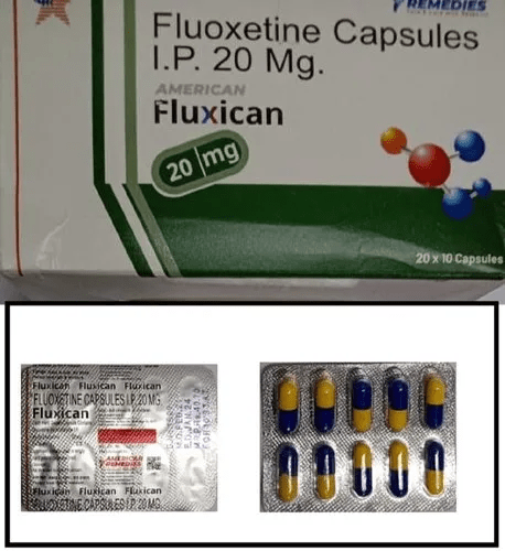 Fluoxetine 20 mg capsule