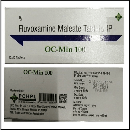 Fluvoxamine Maleate Tablets 100 Mg