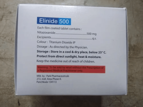 Nitazoxanide Tablets 500 mg